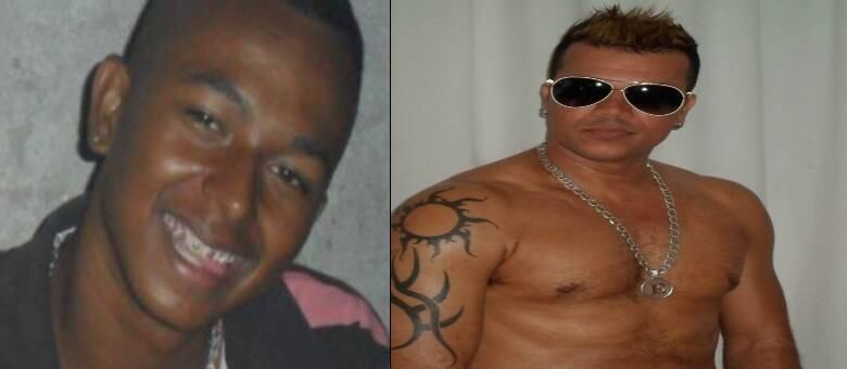 Marlon e outros dois jovens foram baleados. Na foto, à direita, está o pai dele, o Edson Cigano