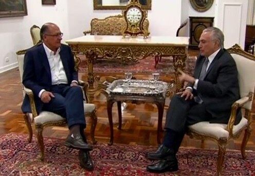 O governador de São Paulo recebeu o presidente