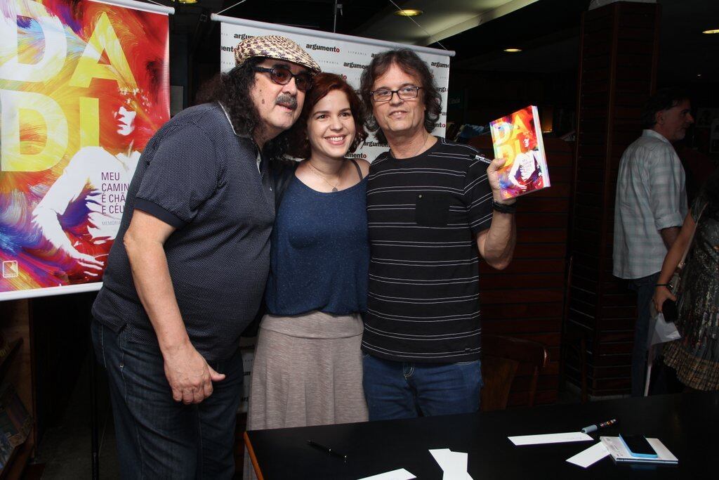O evento aconteceu em uma livraria do Leblon, no Rio de Janeiro