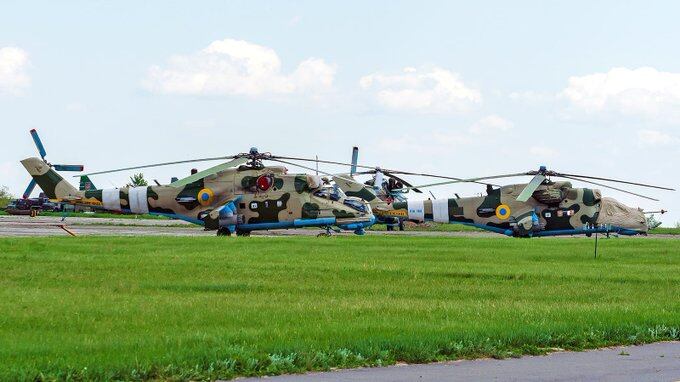 Helicópteros ucranianos abateram mais de 3.200 drones Shahed no último ano