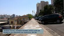 Homem morre depois de cair da mureta da rua Sapucaí, em BH