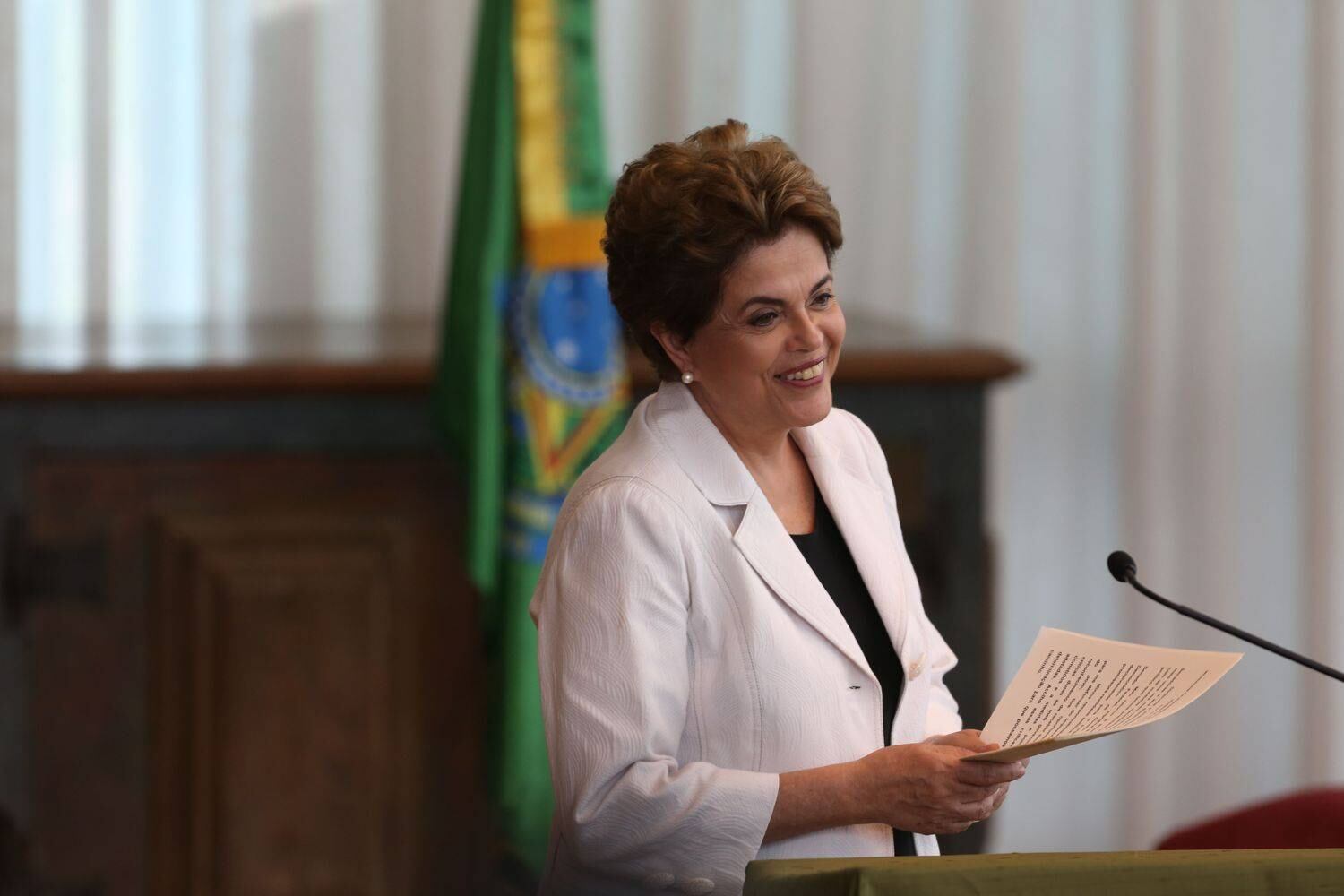 Dilma convocou imprensa ontem para leitura de carta