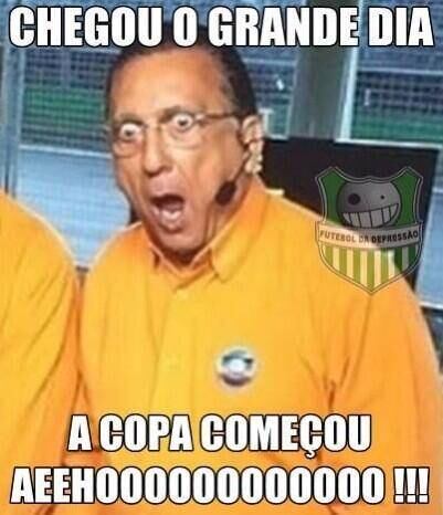 Esse meme foi um dos mais compartilhados durante o jogo