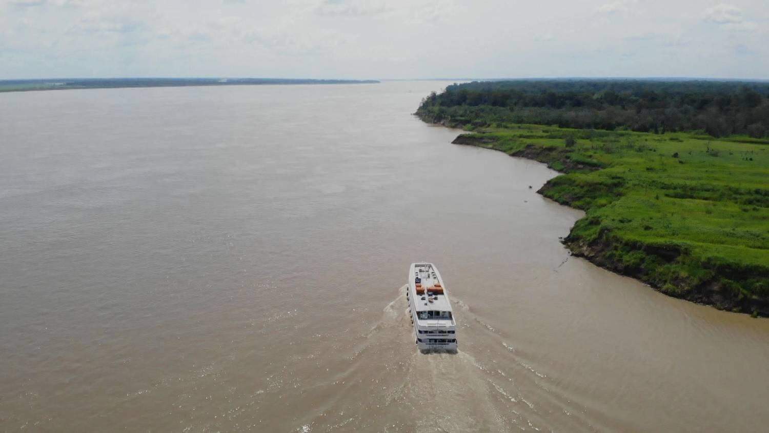 A equipe registrou belas paisagens durante a trajetória de 7 dias