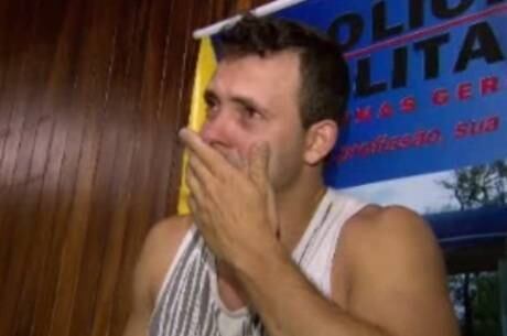 Acusado chorou muito ao ser detido em Belo Horizonte em outubro do ano passado