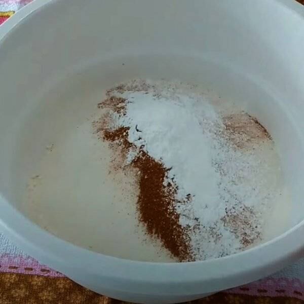 Bolo de Maçã com Canela