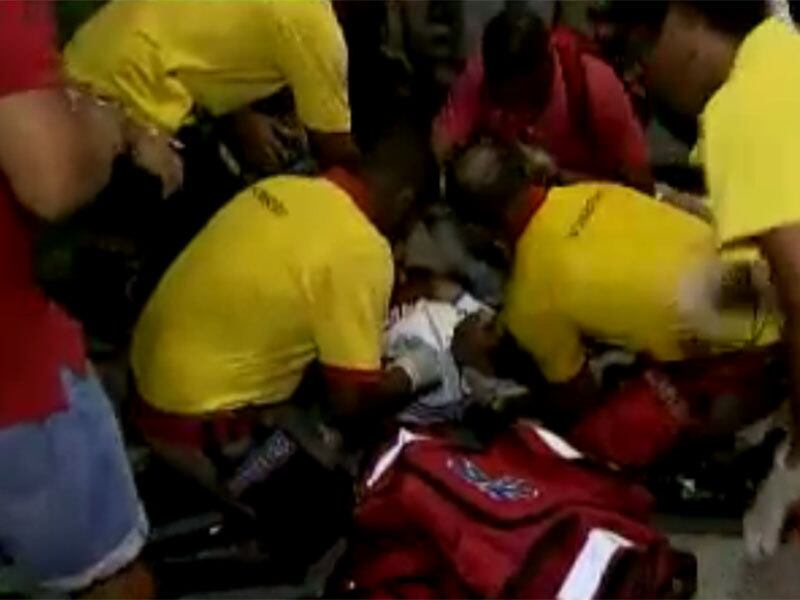 Vítima foi socorrida por Corpo de Bombeiros e encaminhada para HGE