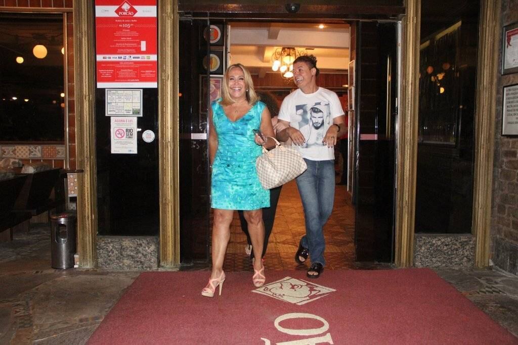 Susana Vieira com David Brazil