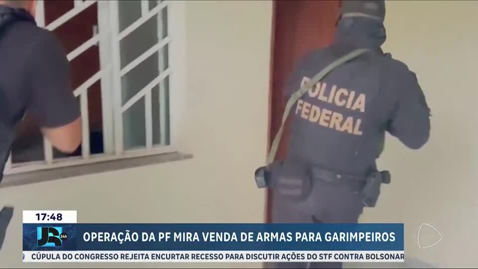 Operação da PF mira venda de armas para garimpeiros