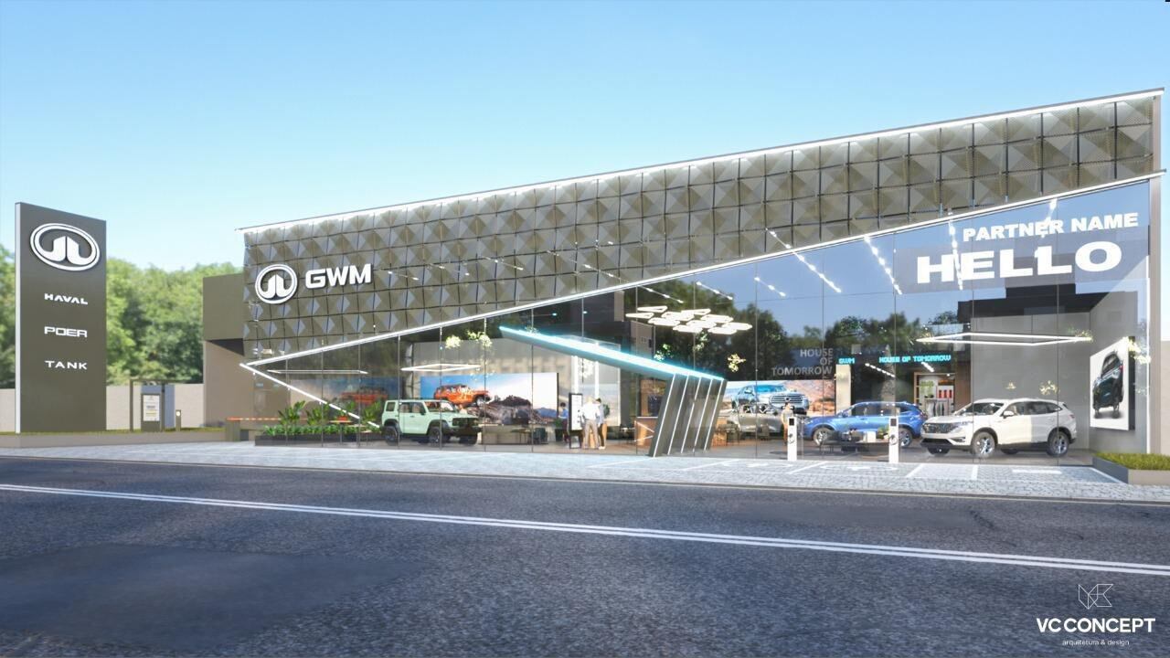 Conceito projetado das concessionárias GWM: 50 pontos até o fim do ano