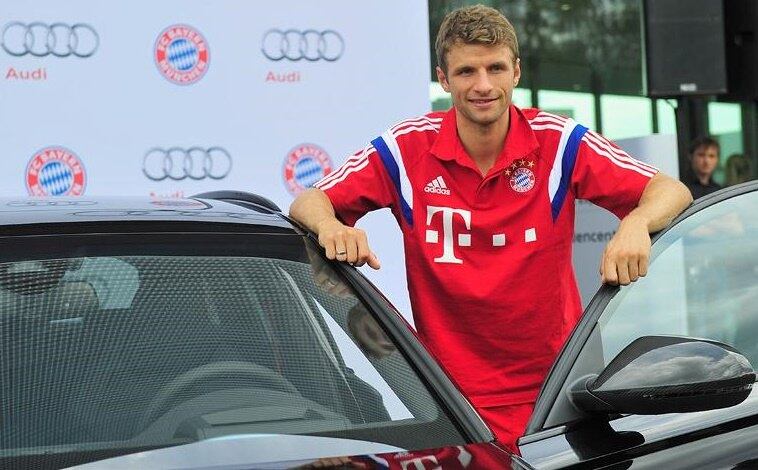 Thomas Müller acelerou na Copa do Mundo e arrepiou no circuito da Audi em Neuburg