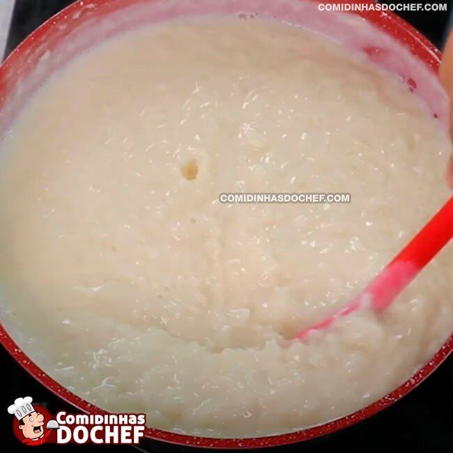 Arroz Doce com Creme de Leite