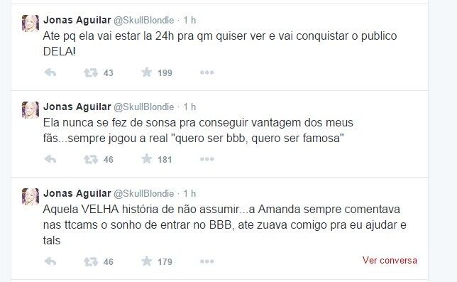 Clara defendeu Amanda