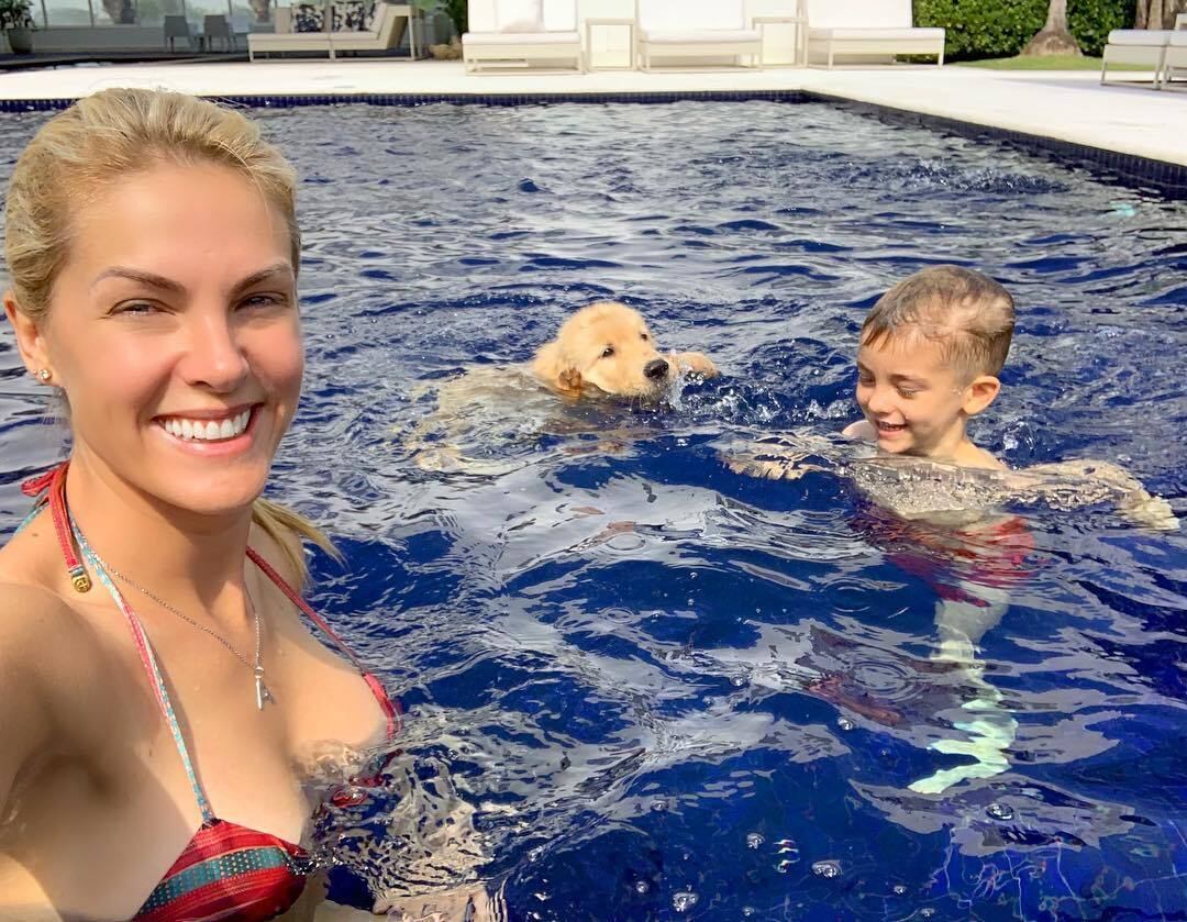 Alexandre é o filho de 4 anos da apresentadora