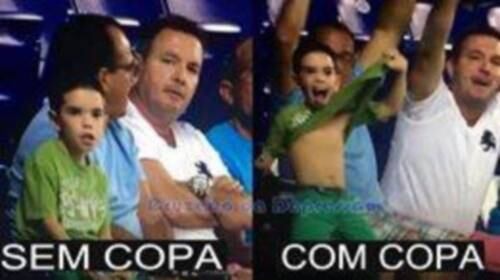Dia de jogo da Copa era bem mais animado!
