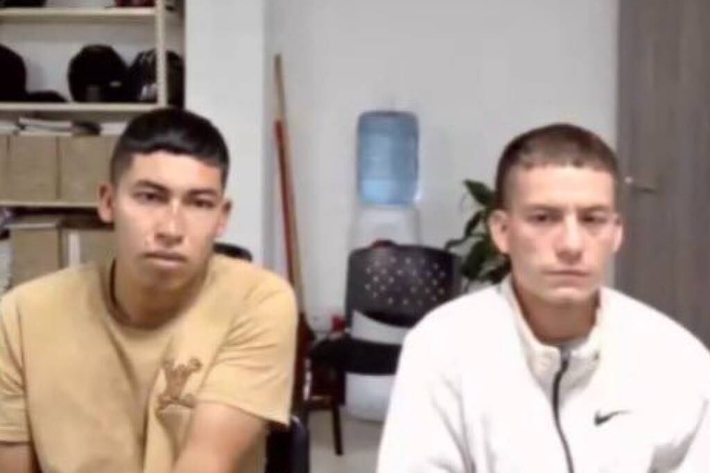 Walter Esteban Yonda Ipía e Carlos Steven Obando foram detidos em flagrante e impedidos de fugirem pela população local