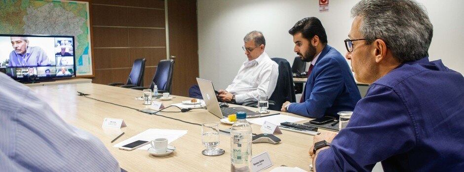 Reunião aconteceu por meio de uma videoconferência