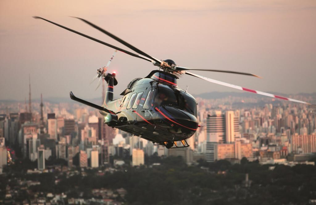 Helicóptero AW169, da Leonardo: destaque na Labace