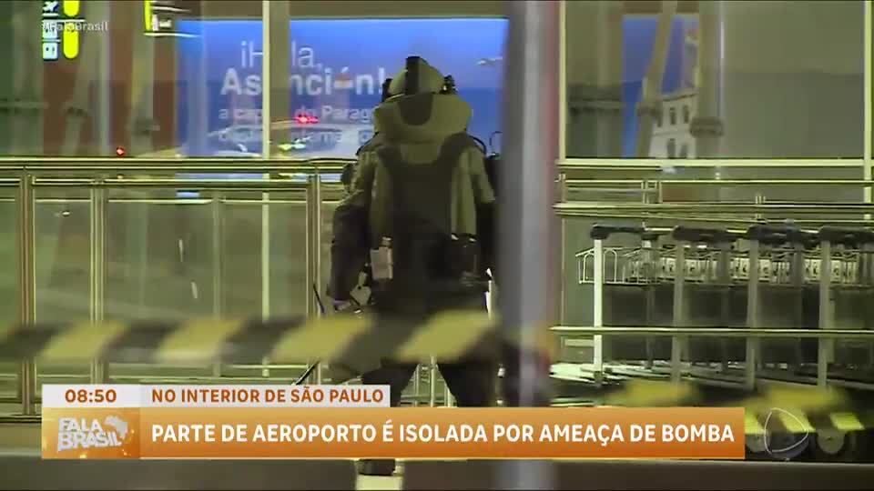 Suspeita de bomba no Aeroporto de Campinas (SP) é descartada após análise