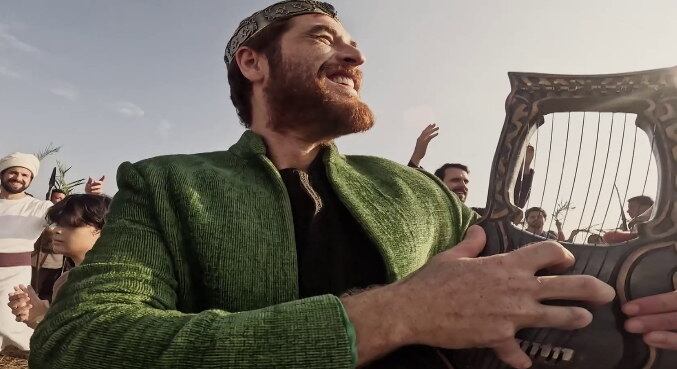 Inicialmente, a Arca ficou em uma tenda