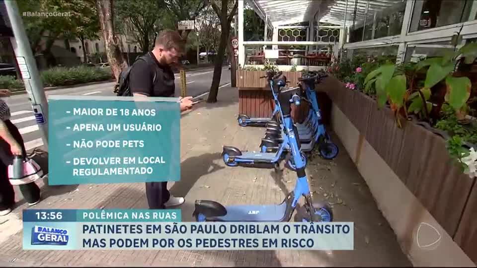 Confira as principais regras para o uso de patinetes em São Paulo