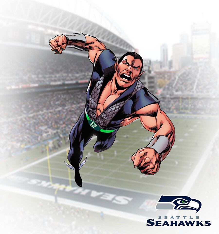 Namor (Marvel) - Seattle Seahawks