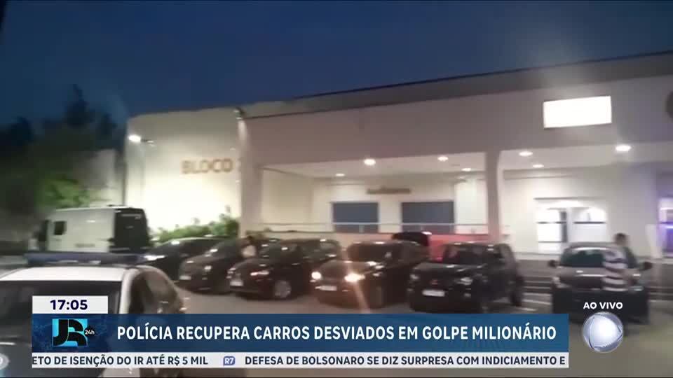 Polícia recupera 26 carros desviados em golpe milionário no Rio de Janeiro