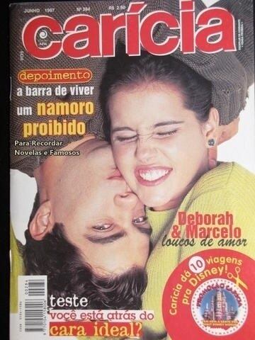   Deborah Secco namorou o ex-paquito Marcelo Faustini na década de 90