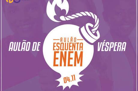 Aulão da revisão do Enem será realizada a partir das 8h