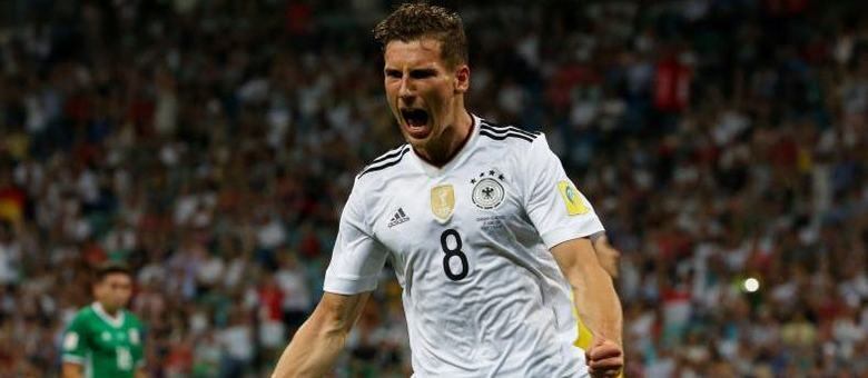 Volante Goretzka mostrou seu lado artilheiro ao marcar duas vezes na semi da Copa das Confederações
