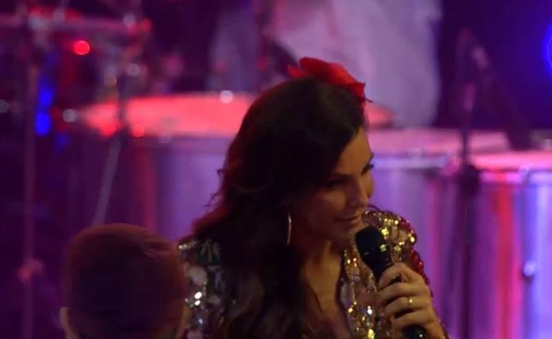 Ivete cantou com os meninos