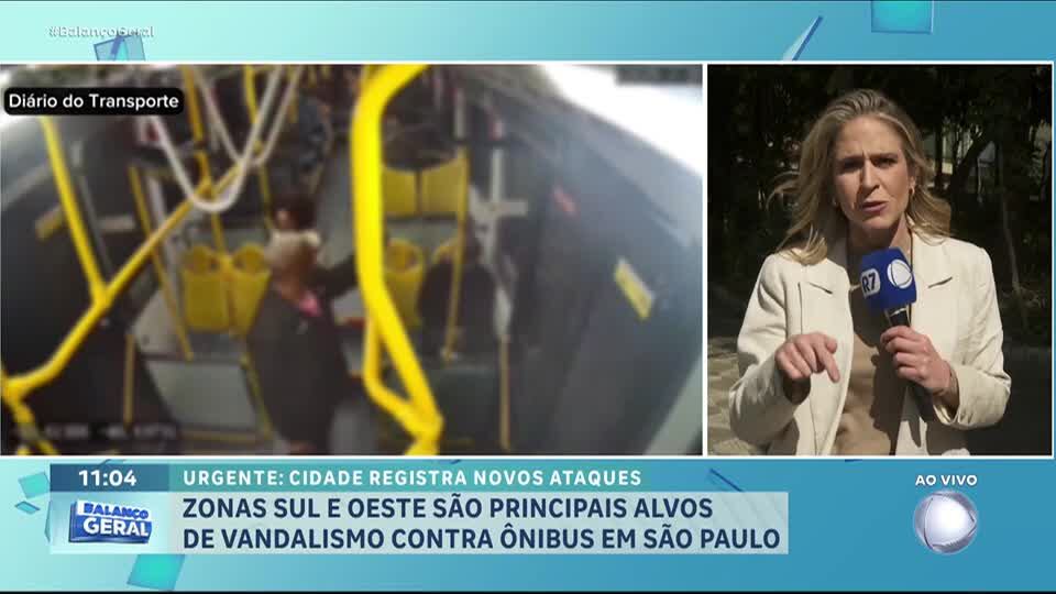 Zonas sul e oeste de São Paulo concentram maior número de ataques contra ônibus