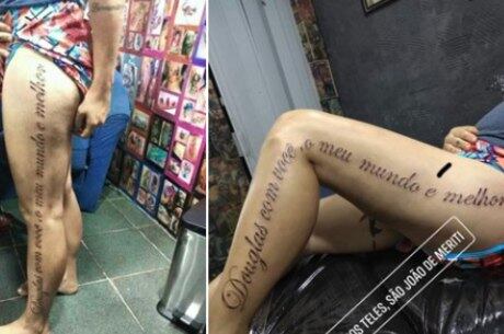Tatuagem gerou polêmica nas redes sociais