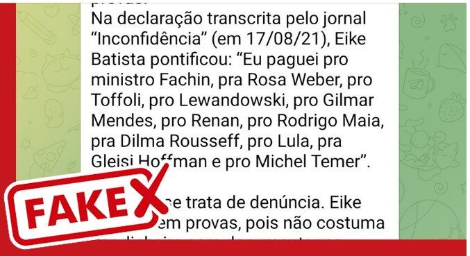 Montagem a partir de post de aplicativo de mensagem