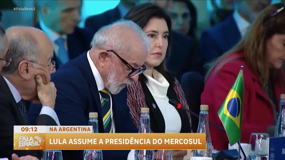 Lula assume presidência do Mercosul durante cúpula na Argentina