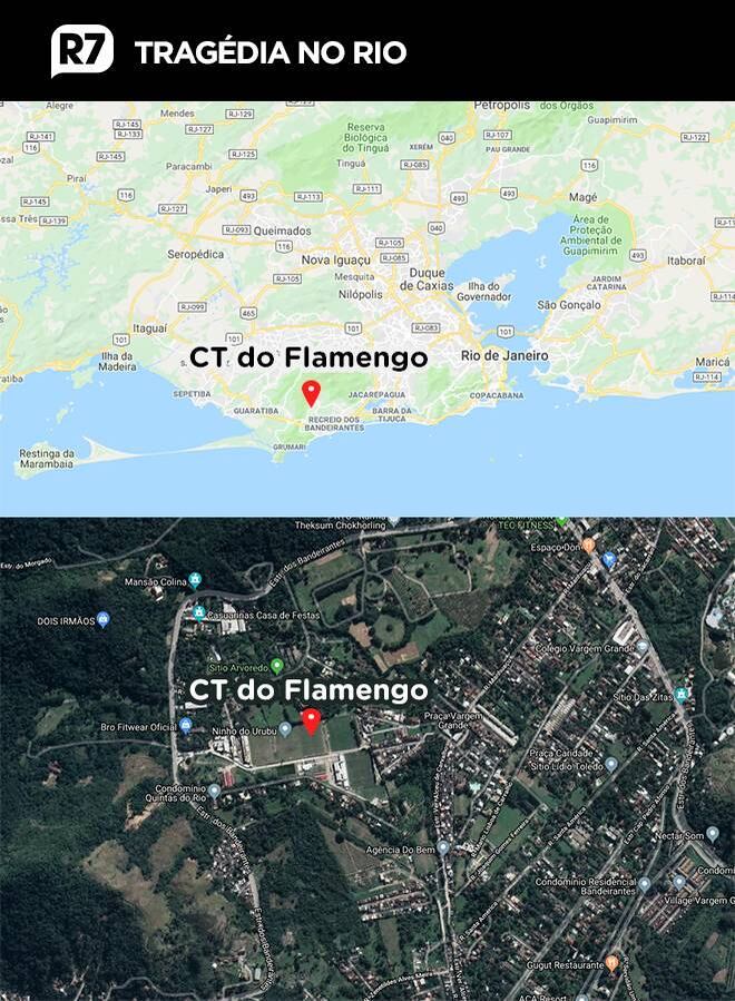 Veja a localização do CT