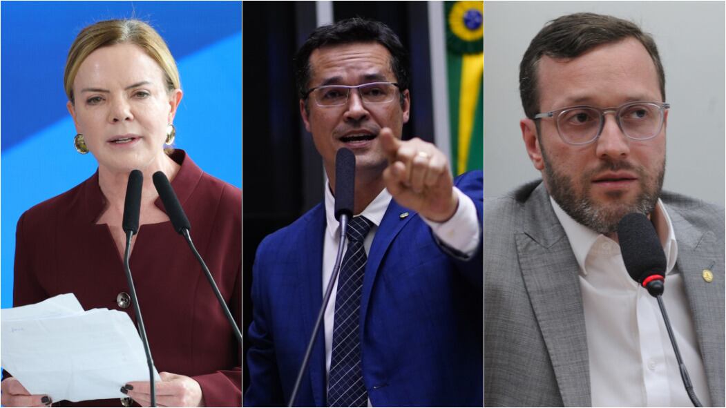 Gleisi Hoffmann, Deltan Dallagnol e Filipe Barros têm as maiores intenções de voto