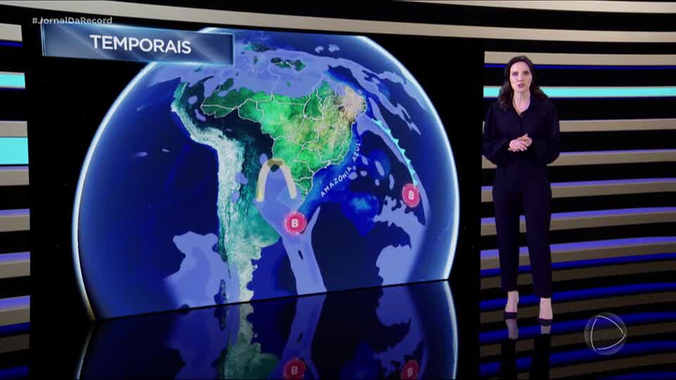 Temporais ganham força no sul do país neste fim de semana