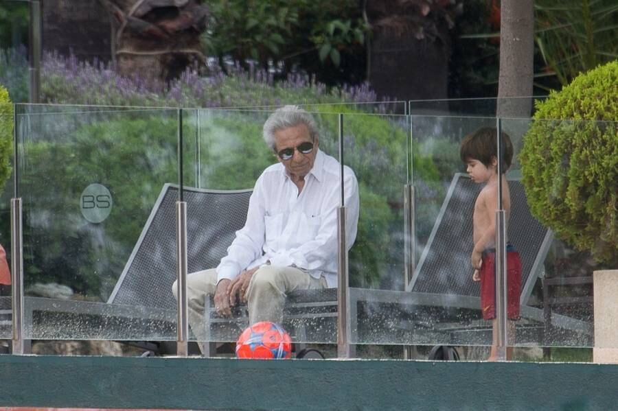 Milan, o filho mais velho de Shakira, se divertiu com o avô