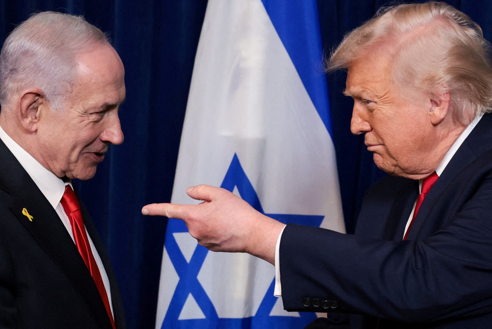 Presidente dos EUA, Donald Trump, se reúne com primeiro-ministro de Israel, Benjamin Netanyahu