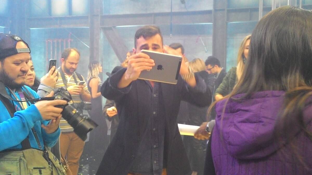 Assim que a atração saiu do ar, Jorge correu para gravar um vídeo contanto a emoção de ter vencido o programa