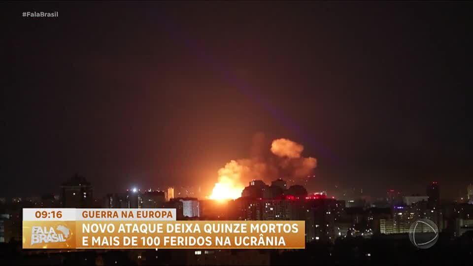 Novo ataque russo deixa 15 mortos e mais de 100 feridos na Ucrânia