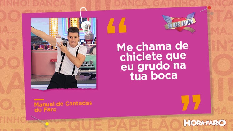 Se não for para ser ousado nos xavecos, é melhor nem falar nada