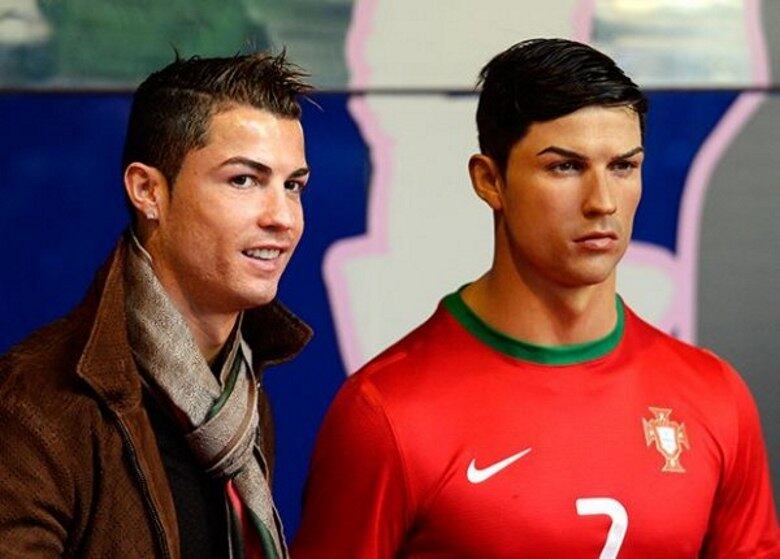 Cristiano Ronaldo não ficou de fora das homenagens do museu