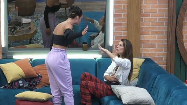 Aline e Dayane protagonizam discussão no reality show