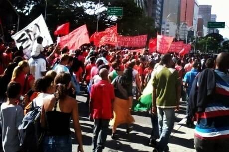 Passeata percorreu vias como Faria Lima, Rebouças e Consolação