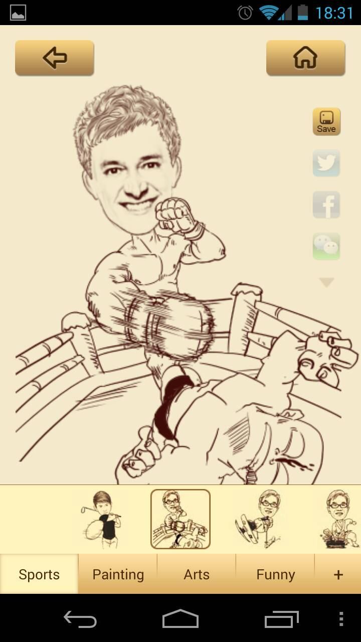 Está do jeito que você gostou? Então clique na opção Save e compartilhe nas redes sociais com seus amigos! Além disso, a imagem fica disponível na seção Portfolio e na memória do seu celular!