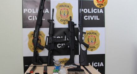 Armas e mais de 300 munições foram apreendidas
