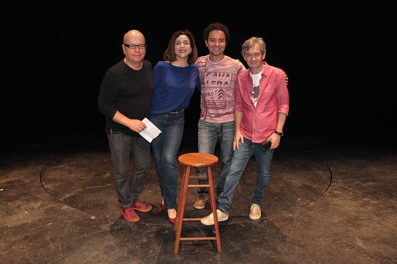 A atriz e comediante Marisa Orth se reuniu ao time
