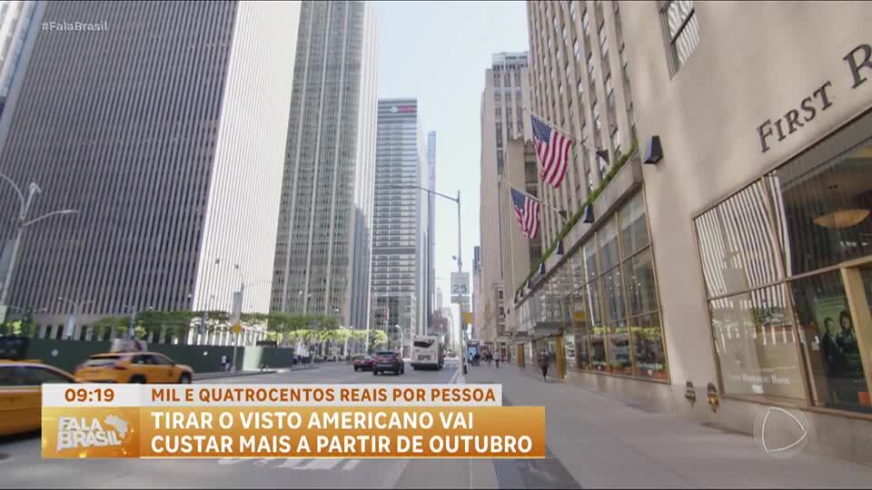 Estrangeiros deverão pagar nova taxa de 250 dólares para tirar visto americano